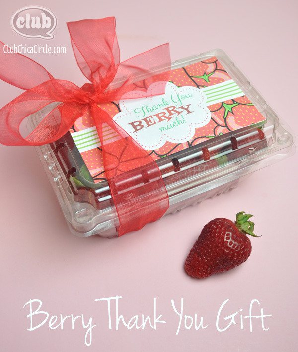 Best ideas about Homemade Thank You Gift Ideas
. Save or Pin We are "Berry" Thankful Homemade Teacher Gift Idea Now.