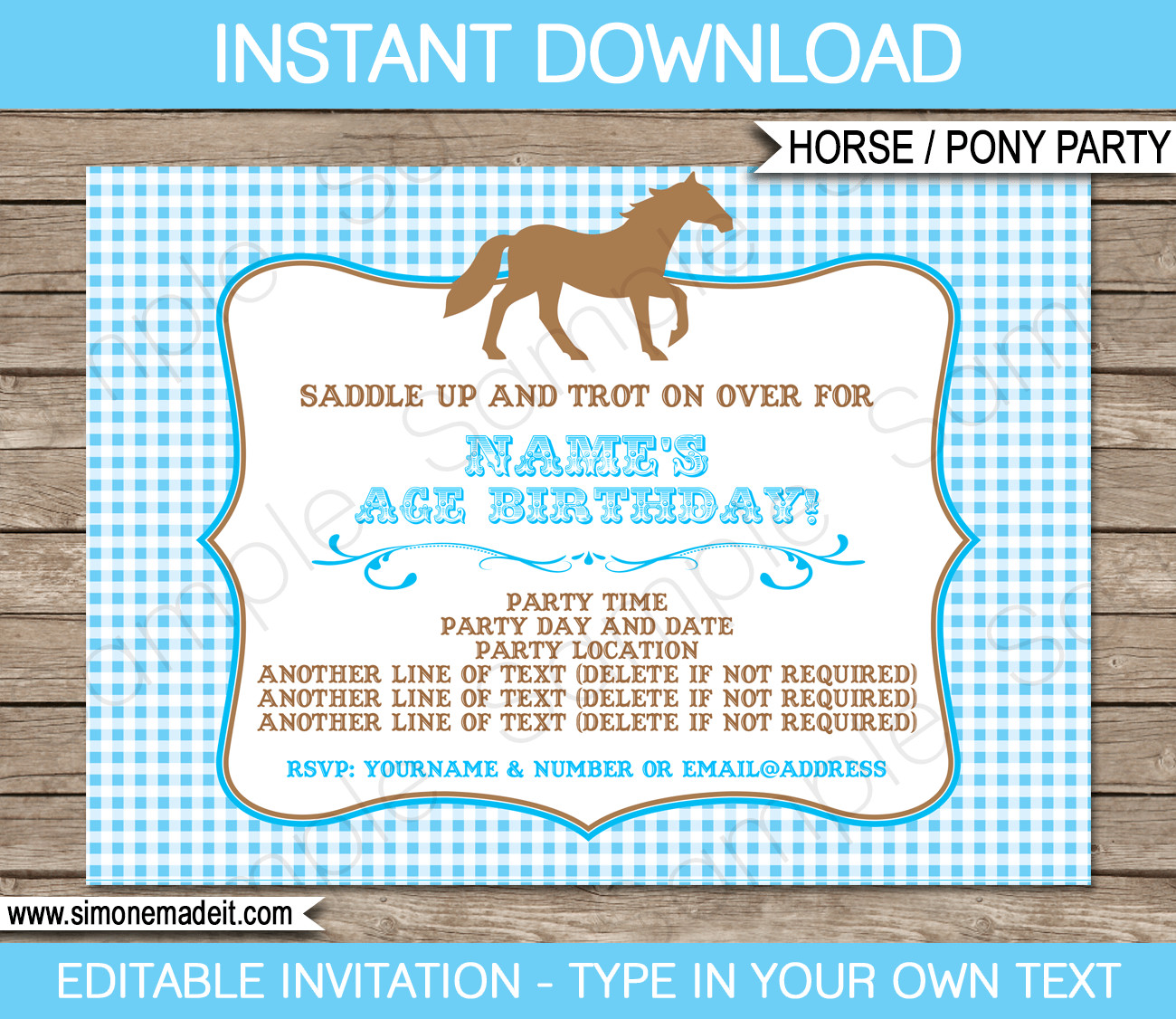 Best ideas about Horse Birthday Party Invitations
. Save or Pin Horse Birthday Party Invitations Now.