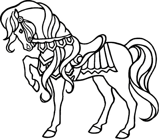 Horse Coloring Pages For Kids
 Free Coloring Pages Horses To Print