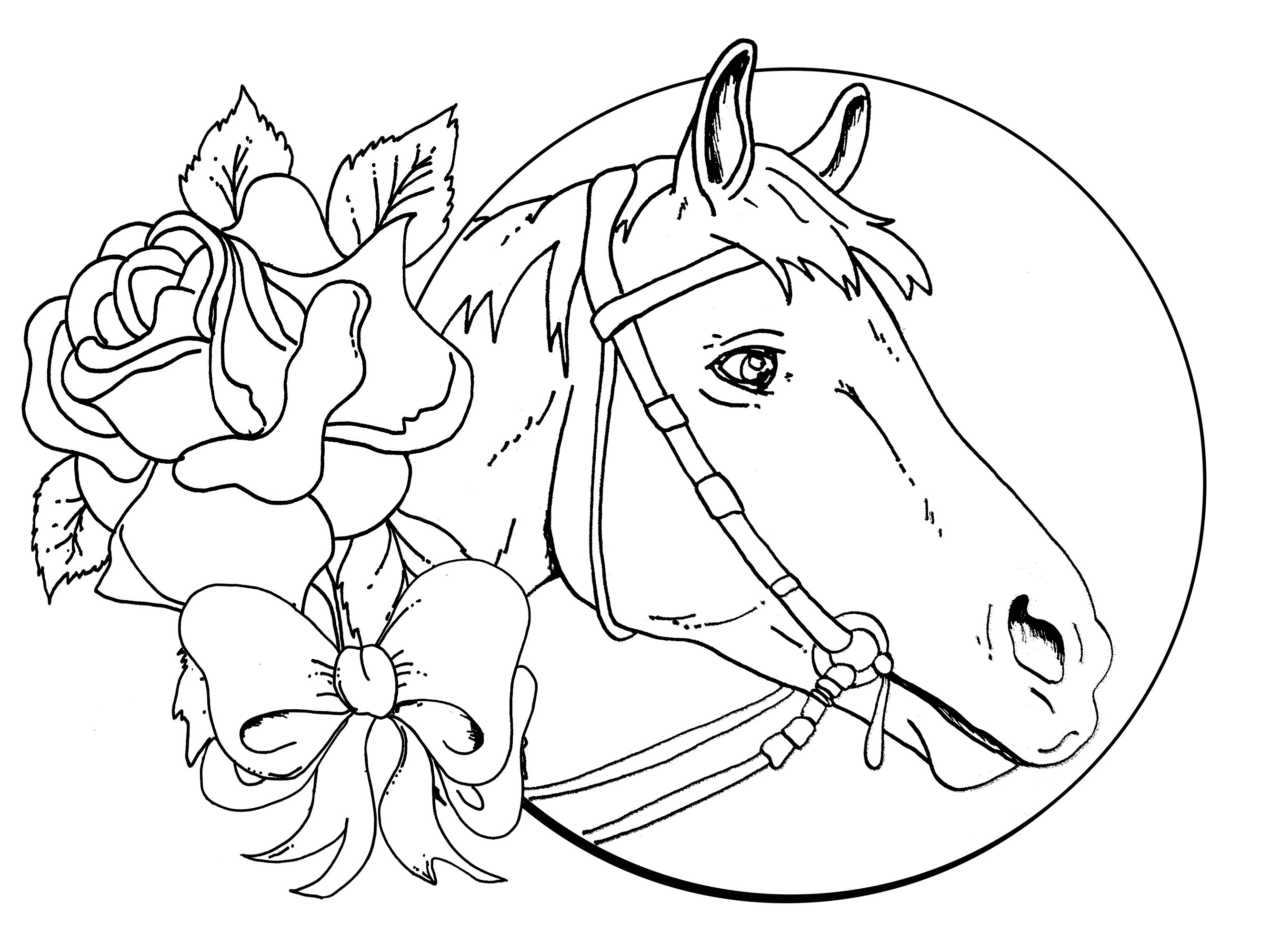 Horse Coloring Pages For Teens
 Coloring Pages for Girls Dr Odd