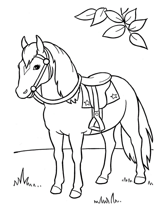 Horse Coloring Pages For Teens
 Free Printable Horse Coloring Pages For Kids