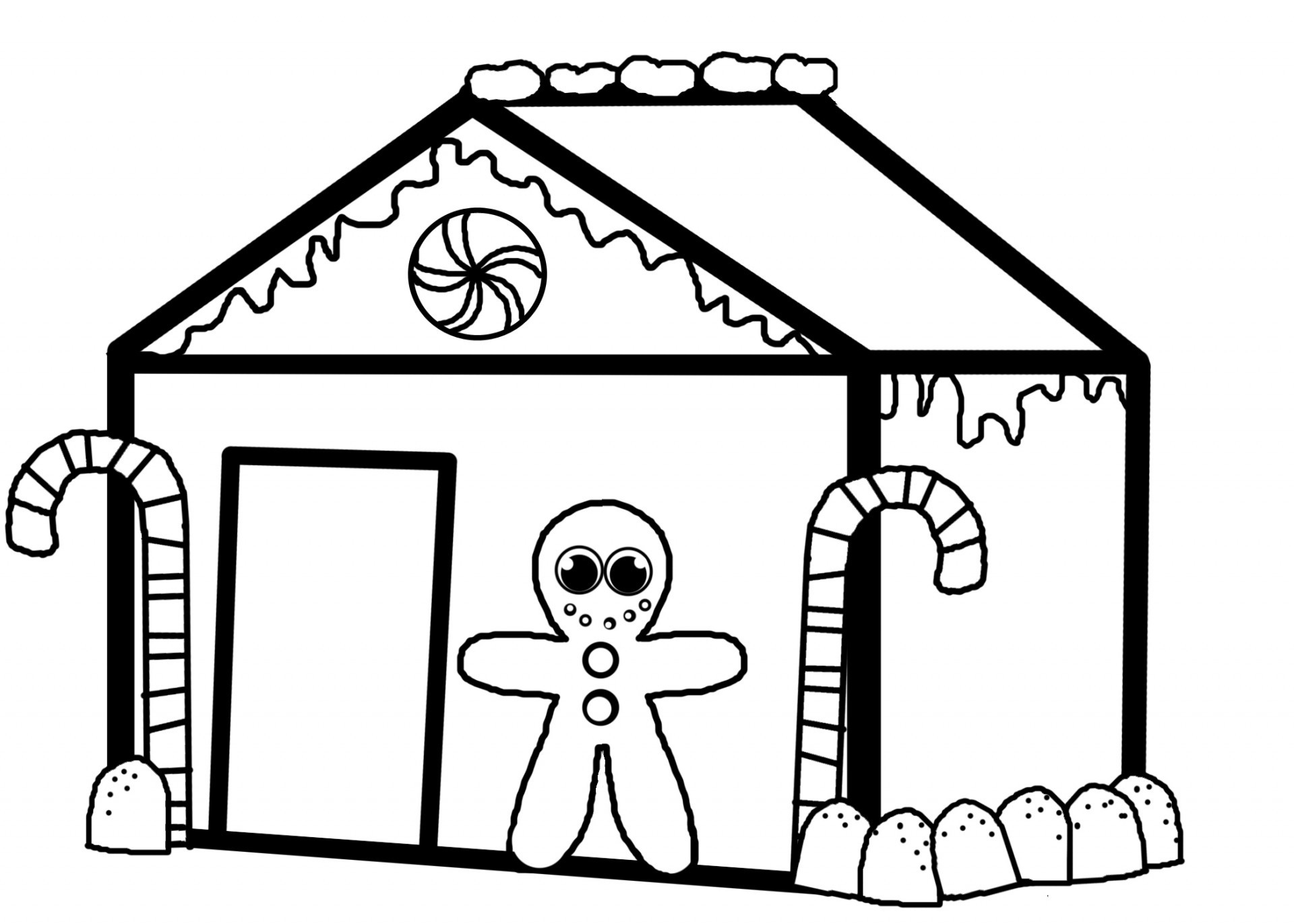 House Coloring Book
 Gingerbread House Coloring Pages coloringsuite