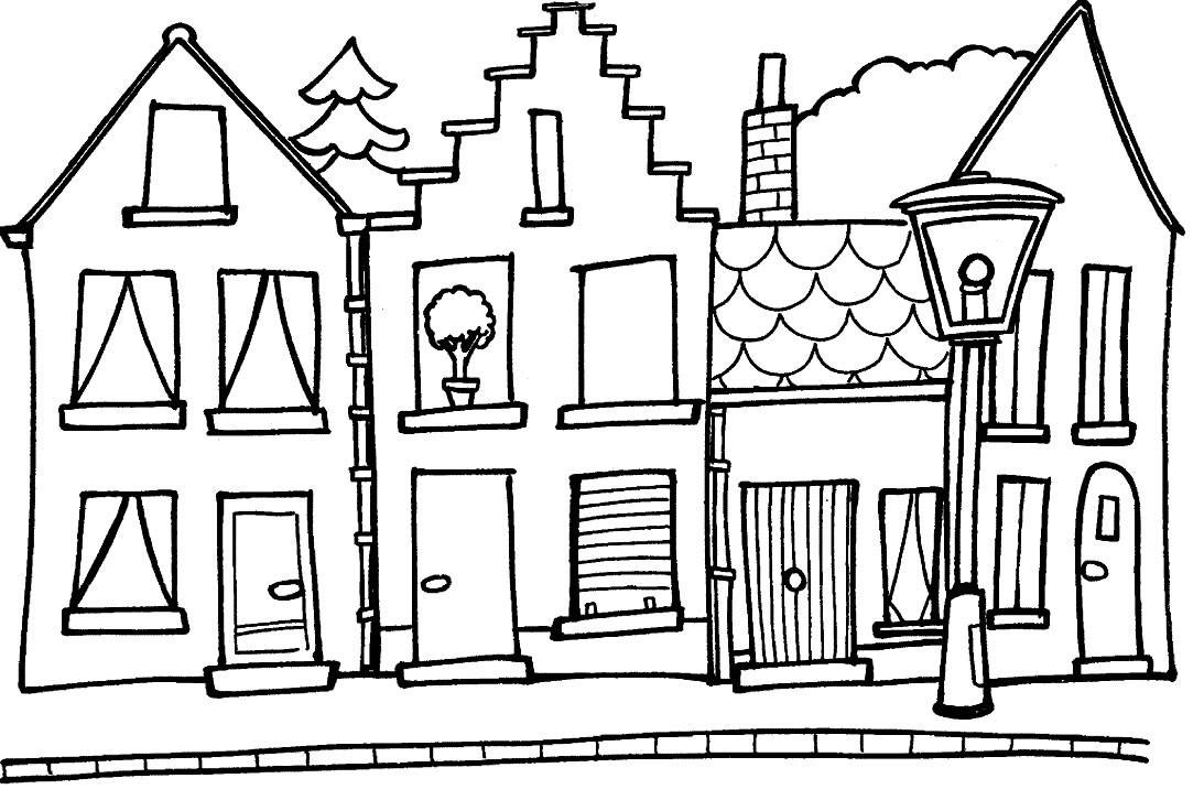 House Coloring Book
 Haunted House Coloring Page