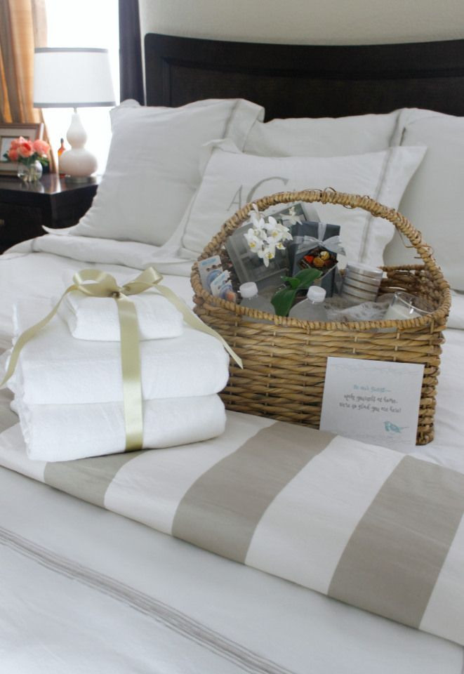 Houseguest Thank You Gift Ideas
 Best 25 Guest wel e baskets ideas on Pinterest