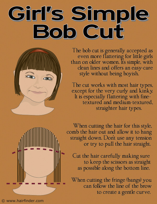 How To Cut Little Girl Hair
 How to cut a simple bob cut for little girls an easy care