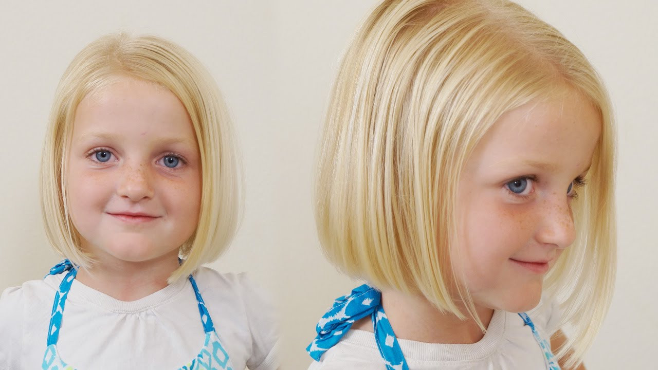 How To Cut Little Girls Hair
 How to Cut little Girls Hair Basic Bob Haircut Short