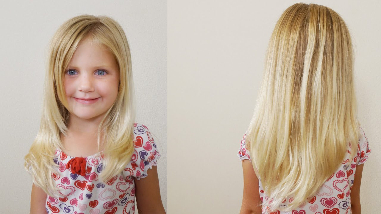 How To Cut Little Girls Hair
 How To Cut Girls Hair Long Layered Haircut for Little