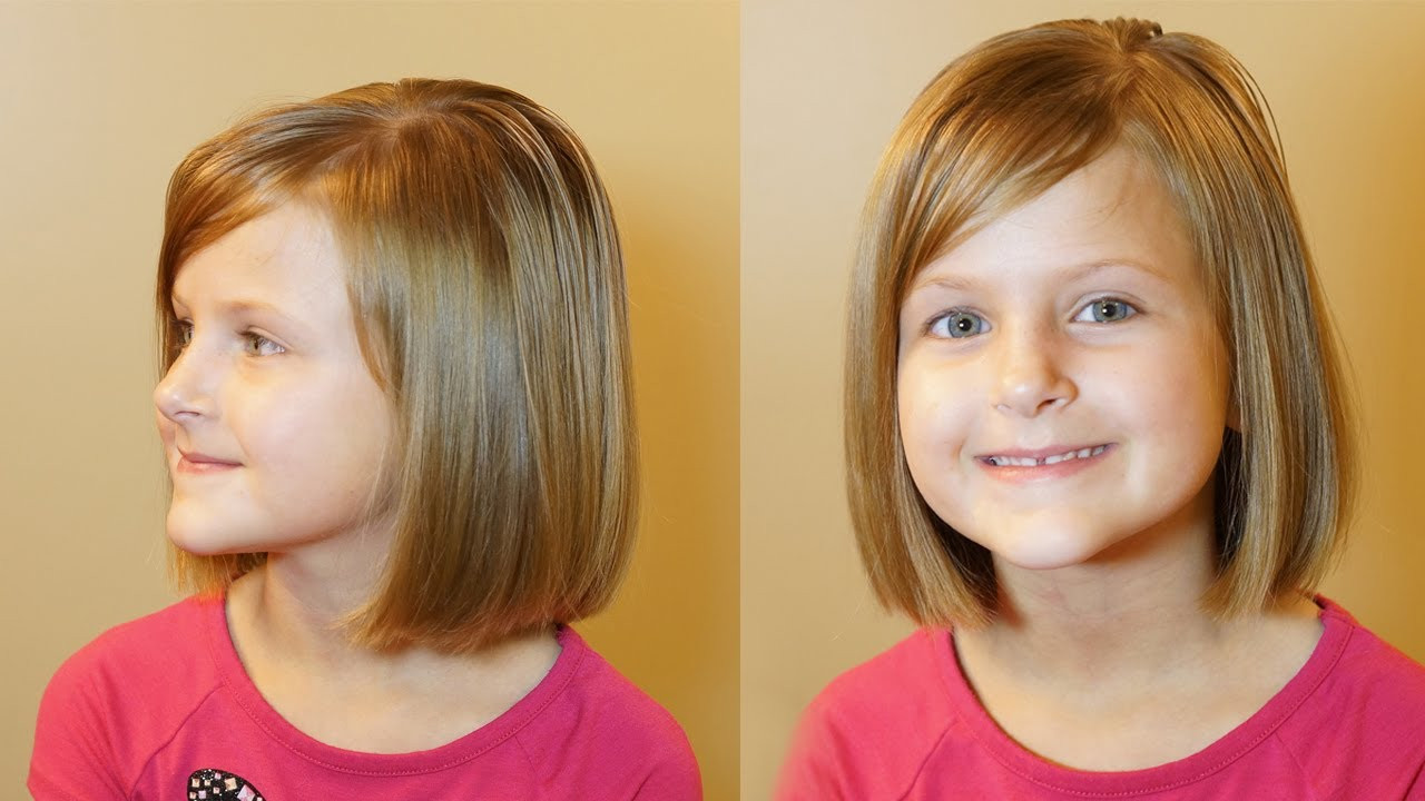 How To Cut Little Girls Hair
 How to do a Bob Cut Short Hair Tutorial Girls