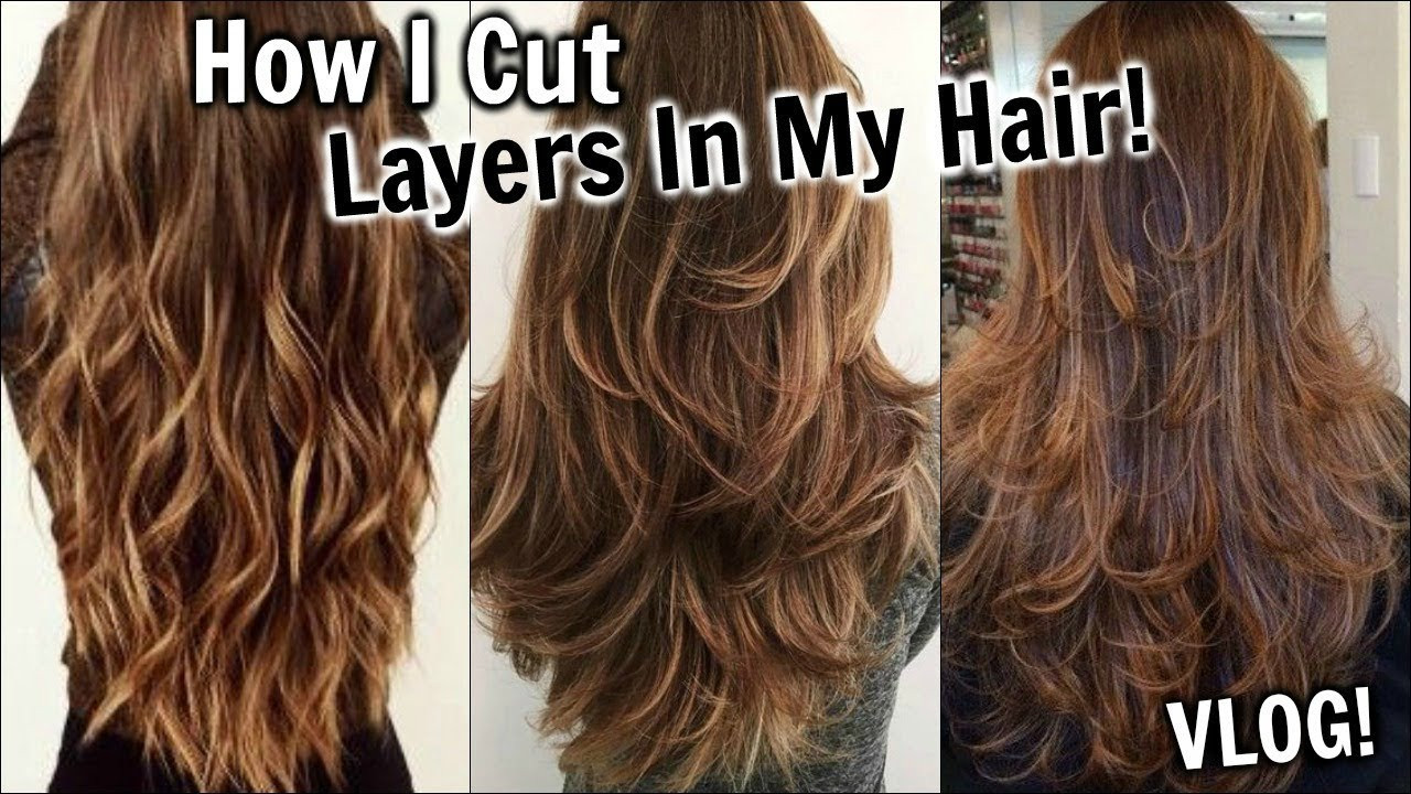 Best ideas about How To Cut Long Hair In Layers
. Save or Pin How To Cut Layers In Your Hair at Home VLOG │DIY Long Now.