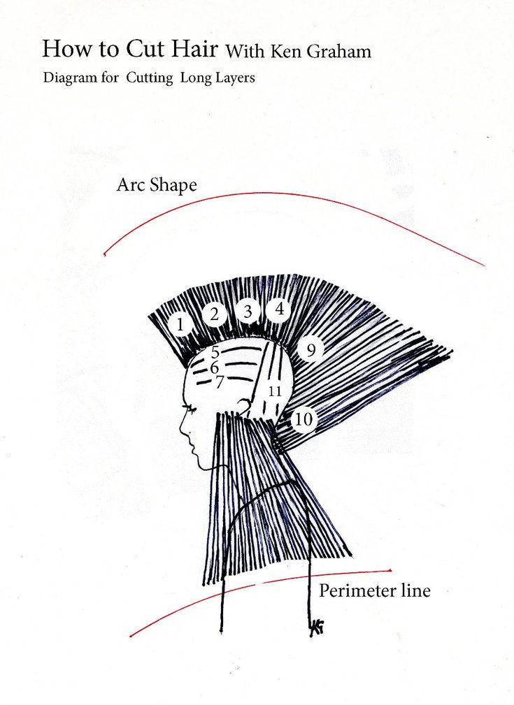 Best ideas about How To Cut Long Hair In Layers
. Save or Pin How to cut long layers diagram 1 Now.