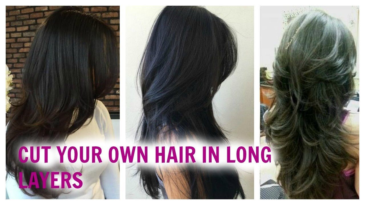 Best ideas about How To Cut Long Hair In Layers
. Save or Pin How to cut your hair Easily in LONG LAYERS at Home WITHOUT Now.