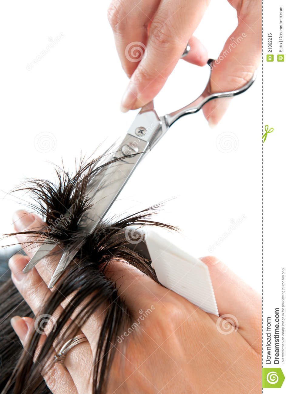 Best ideas about How To Cut Women'S Hair With Scissors
. Save or Pin Hair cutting with scissors stock photo Image of closeup Now.