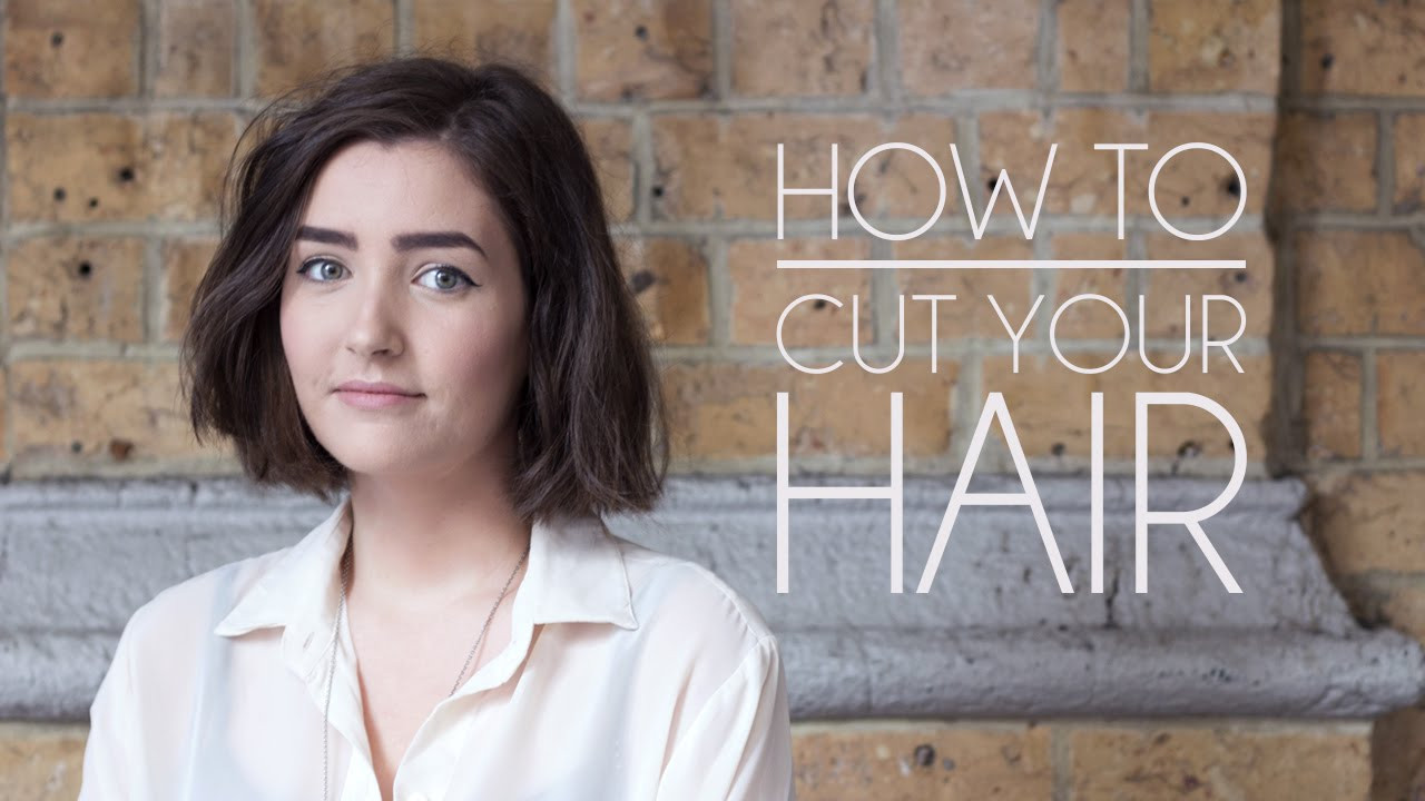 How To Cut Your Own Hair Into An Inverted Bob
 How to Cut Your Own Hair Short Hair Bob