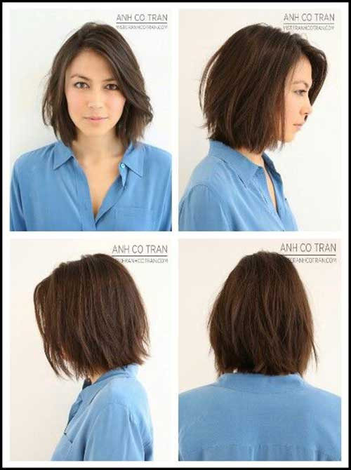 How To Cut Your Own Hair Into An Inverted Bob
 Really Popular 20 Bob Haircuts for Round Face Shape