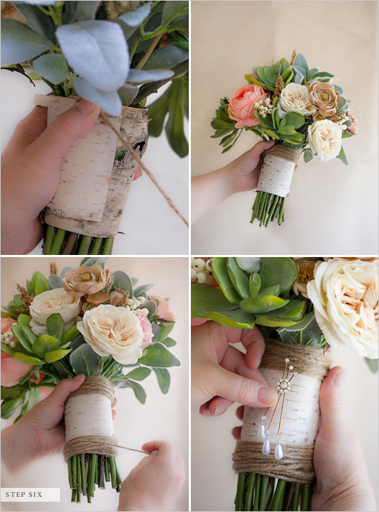 How To DIY Wedding Flowers
 un giorno di festa non solo wedding how to make a fake