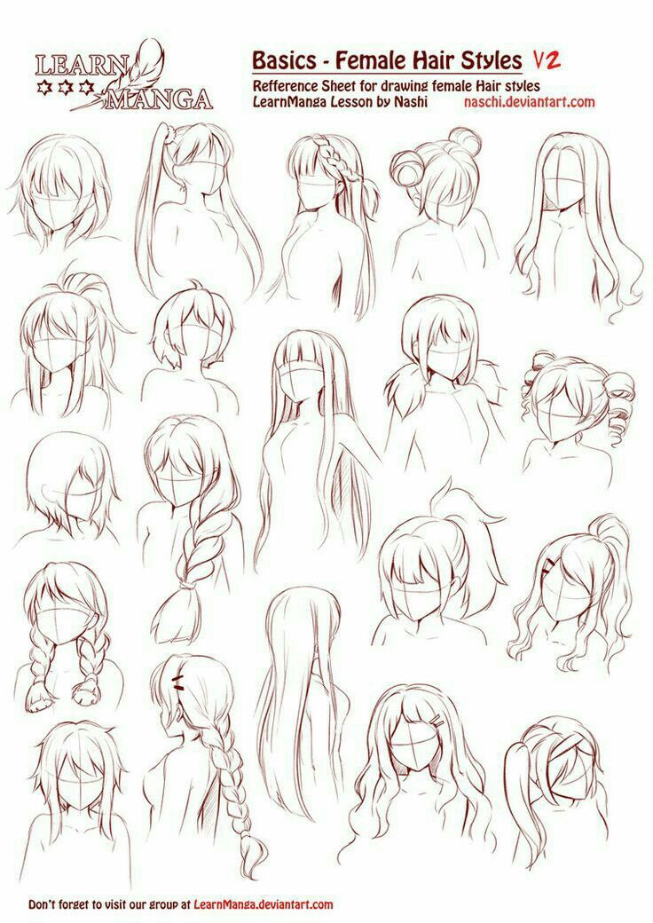 How To Draw Anime Hairstyles
 25 Best Ideas about Manga Hairstyles on Pinterest
