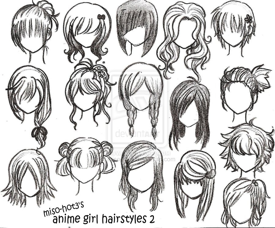 How To Draw Anime Hairstyles
 Different Anime Hairstyles