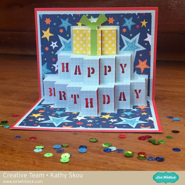 How To Make A Pop Up Birthday Card
 Pop Up Birthday Card with Kathy