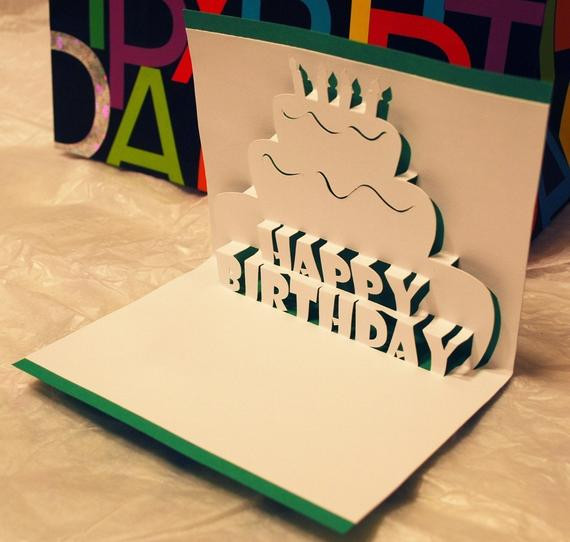 How To Make A Pop Up Birthday Card
 Happy Birthday Pop Up Card