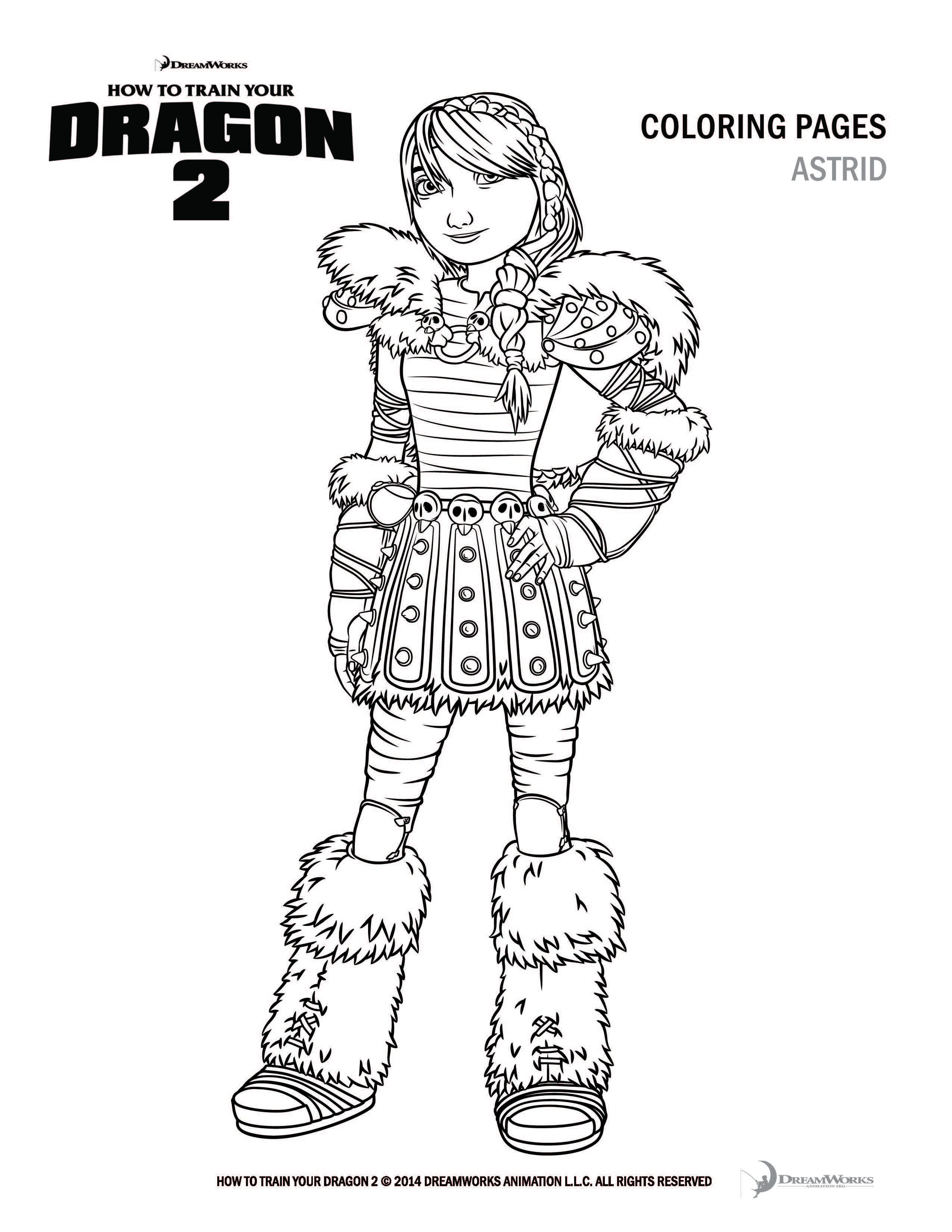 How To Train Your Dragon Coloring Pages
 How to Train Your Dragon 2 coloring pages and activity sheets