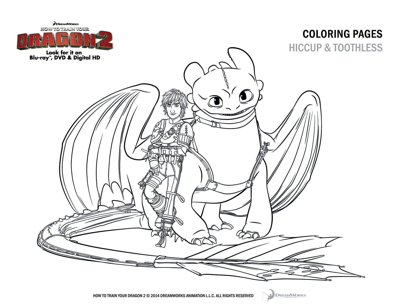 How To Train Your Dragon Coloring Pages
 HOW TO TRAIN YOUR DRAGON 2 Blu ray GIVEAWAY