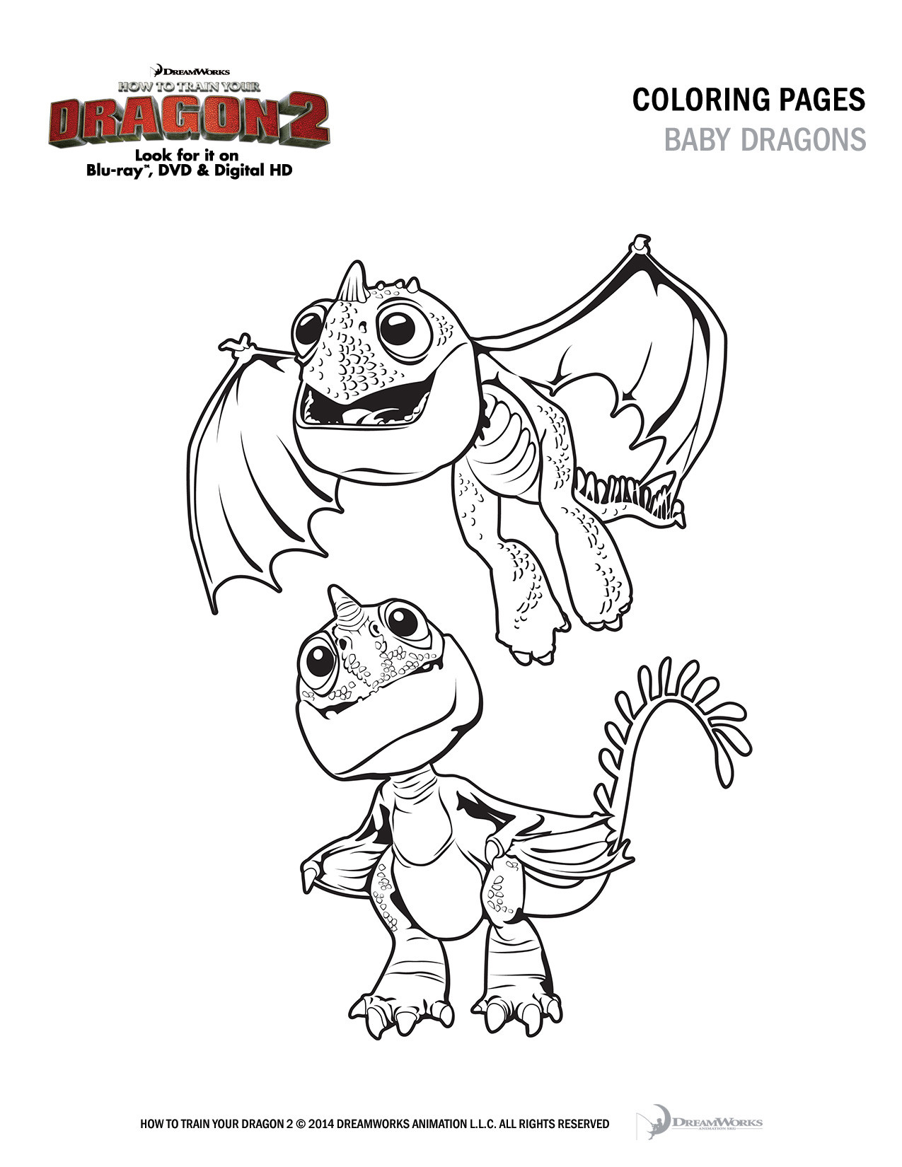 How To Train Your Dragon Coloring Pages
 How to Train Your Dragon 2 Free Coloring and Activity