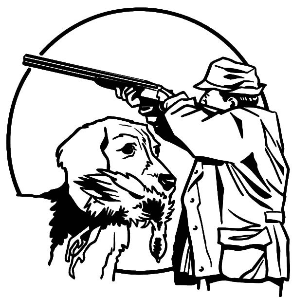 Hunting Coloring Pages
 Hunting Free Colouring Pages