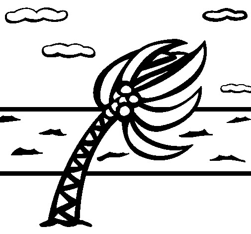 Hurricane Coloring Pages
 Colored page Hurricane painted by hurricane