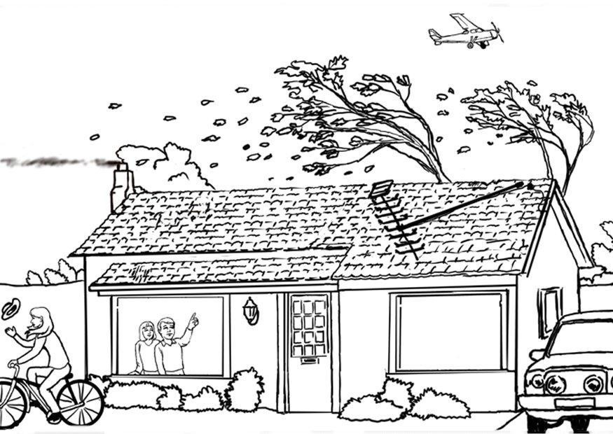 Hurricane Coloring Pages
 Coloring page hurricane img 7882