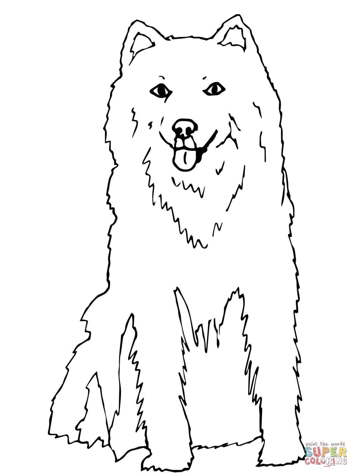 Husky Coloring Pages
 Alaskan Husky coloring page