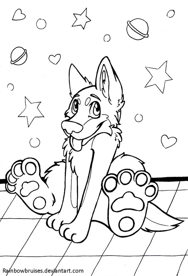 Husky Coloring Pages
 Husky Coloring Page by RainbowBruises on DeviantArt