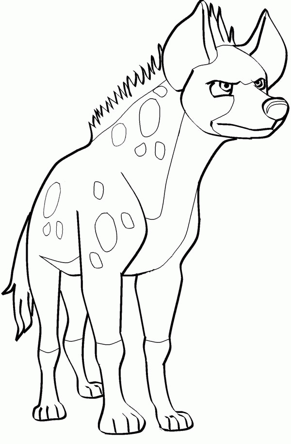 Hyena Coloring Pages
 Laughing Hyena Coloring Pages Coloring Home