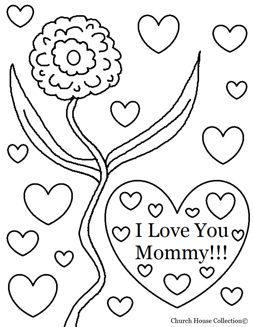 I Love You Mom Coloring Pages
 I Love You Coloring Pages Coloring Pages