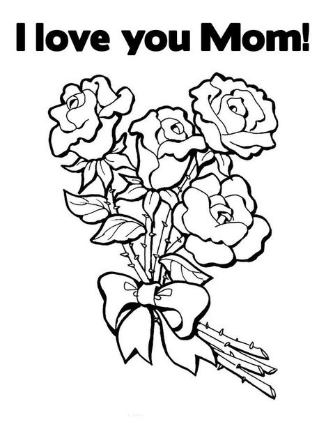 I Love You Mom Coloring Pages
 mothers day 2012 news I Love You Mom Coloring Pages