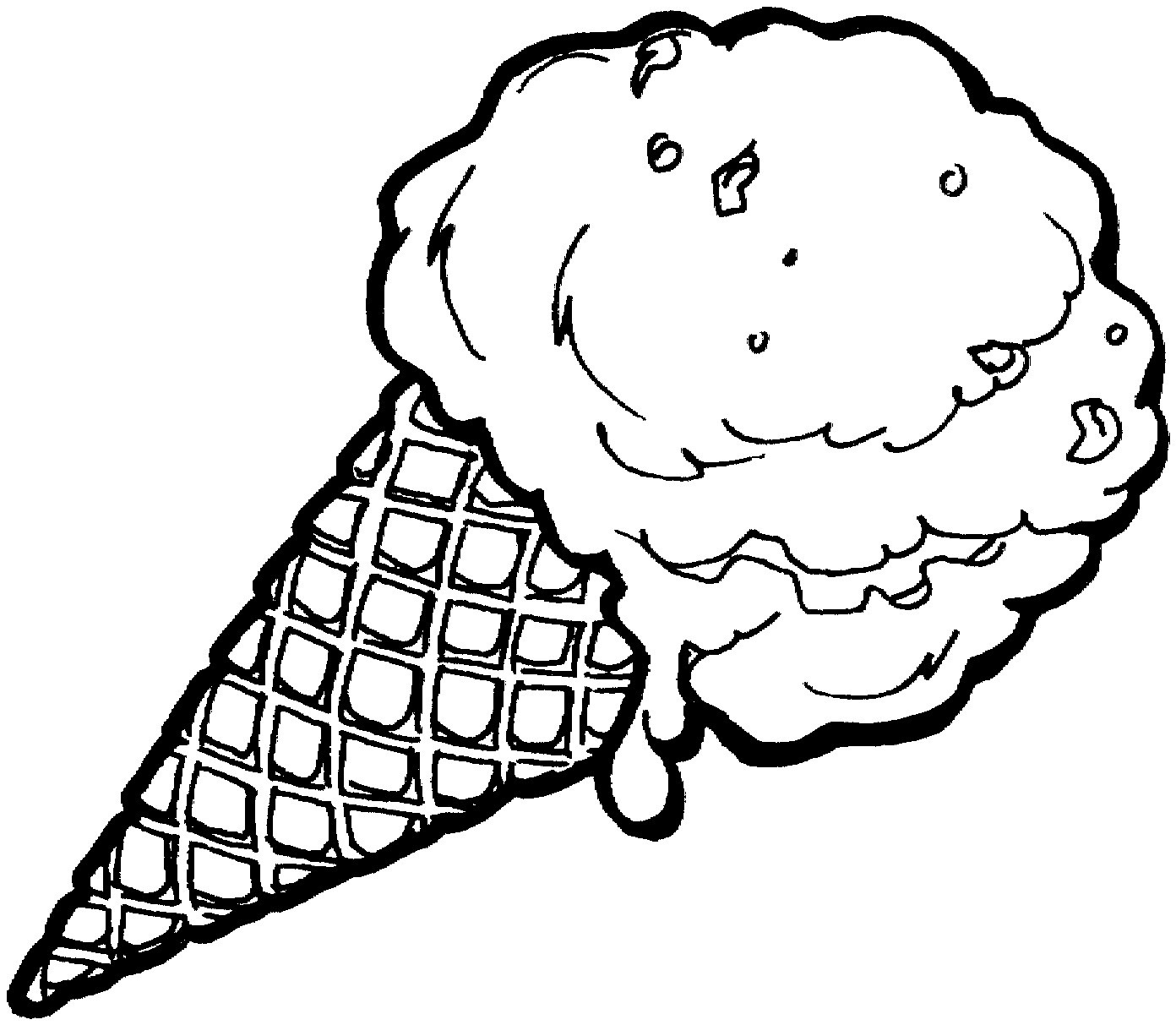 Ice Cream Cones Coloring Pages
 Free Printable Ice Cream Coloring Pages For Kids