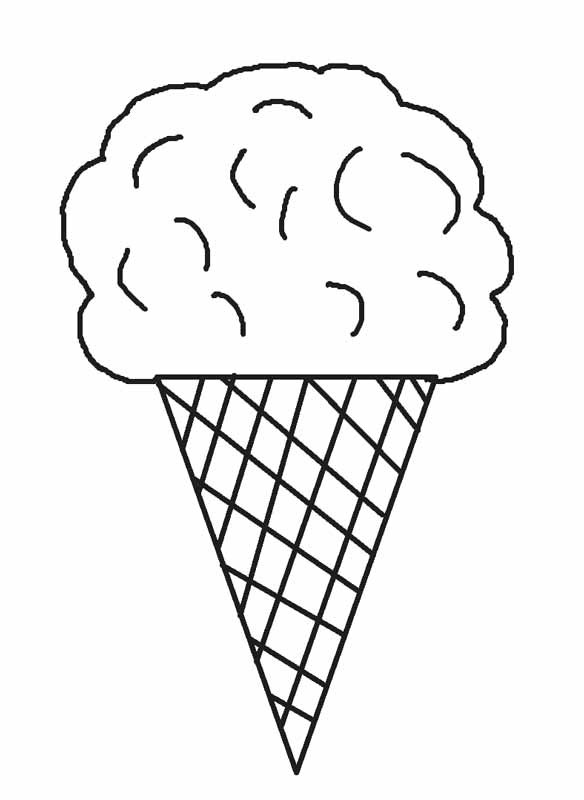 Ice Cream Cones Coloring Pages
 Free Printable Ice Cream Coloring Pages For Kids