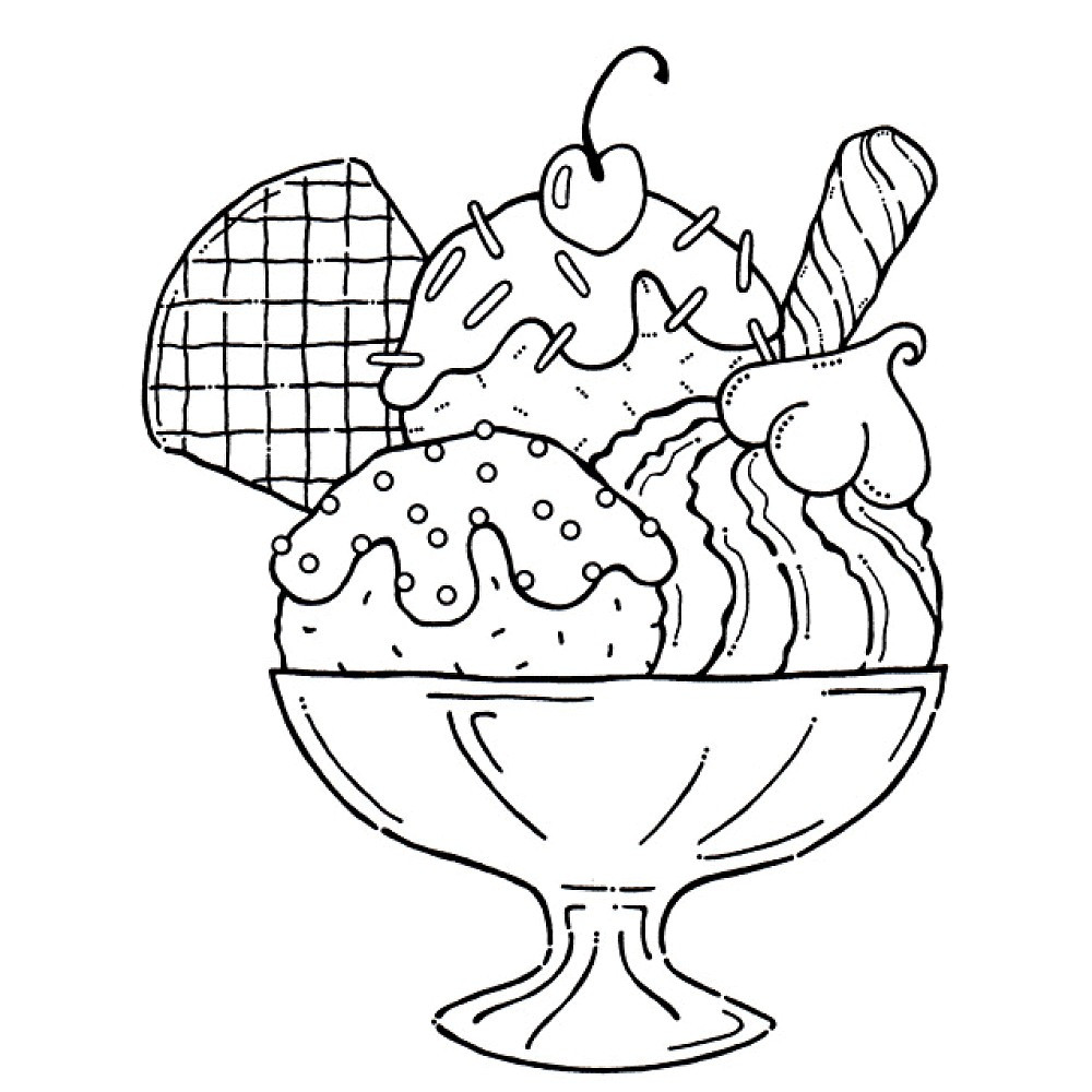 Ice Cream Cones Coloring Pages
 Free Printable Ice Cream Coloring Pages For Kids