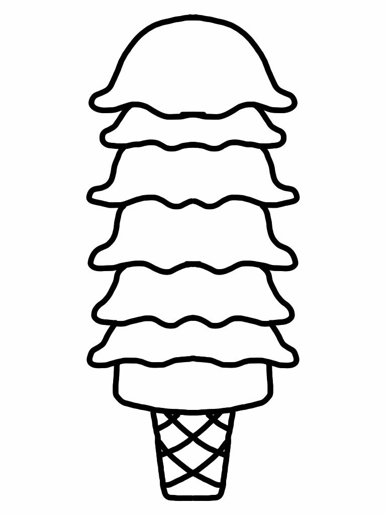 Ice Cream Cones Coloring Pages
 Ice Cream Coloring Pages for Free Download