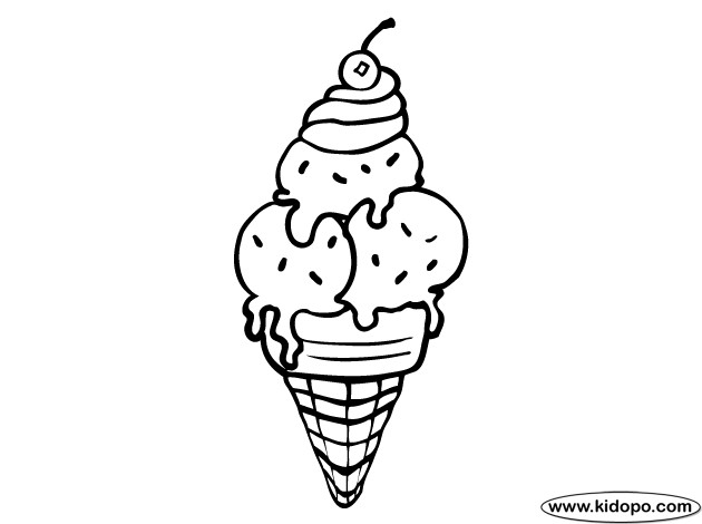 Ice Cream Cones Coloring Pages
 Ice cream para colorear Imagui