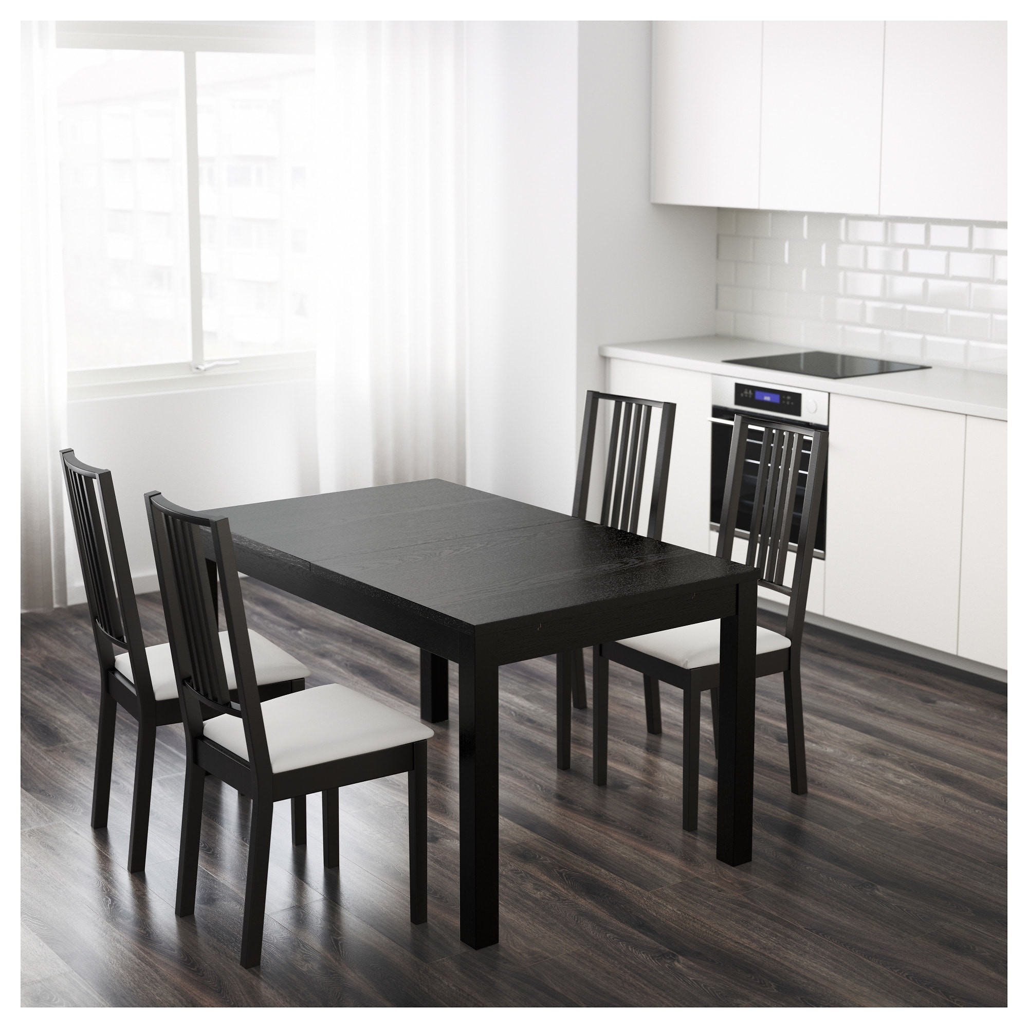 Best ideas about Ikea Dining Room Tables
. Save or Pin BJURSTA Extendable table Brown black 140 180 220 x 84 cm Now.