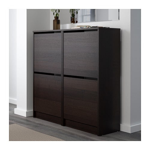 Best ideas about Ikea Shoe Cabinet
. Save or Pin BISSA Shoe cabinet with 2 partments Black brown 49x93 Now.