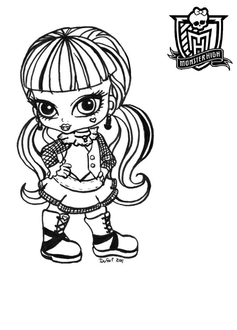 Images Of Coloring Pages
 Free Printable Monster High Coloring Pages for Kids