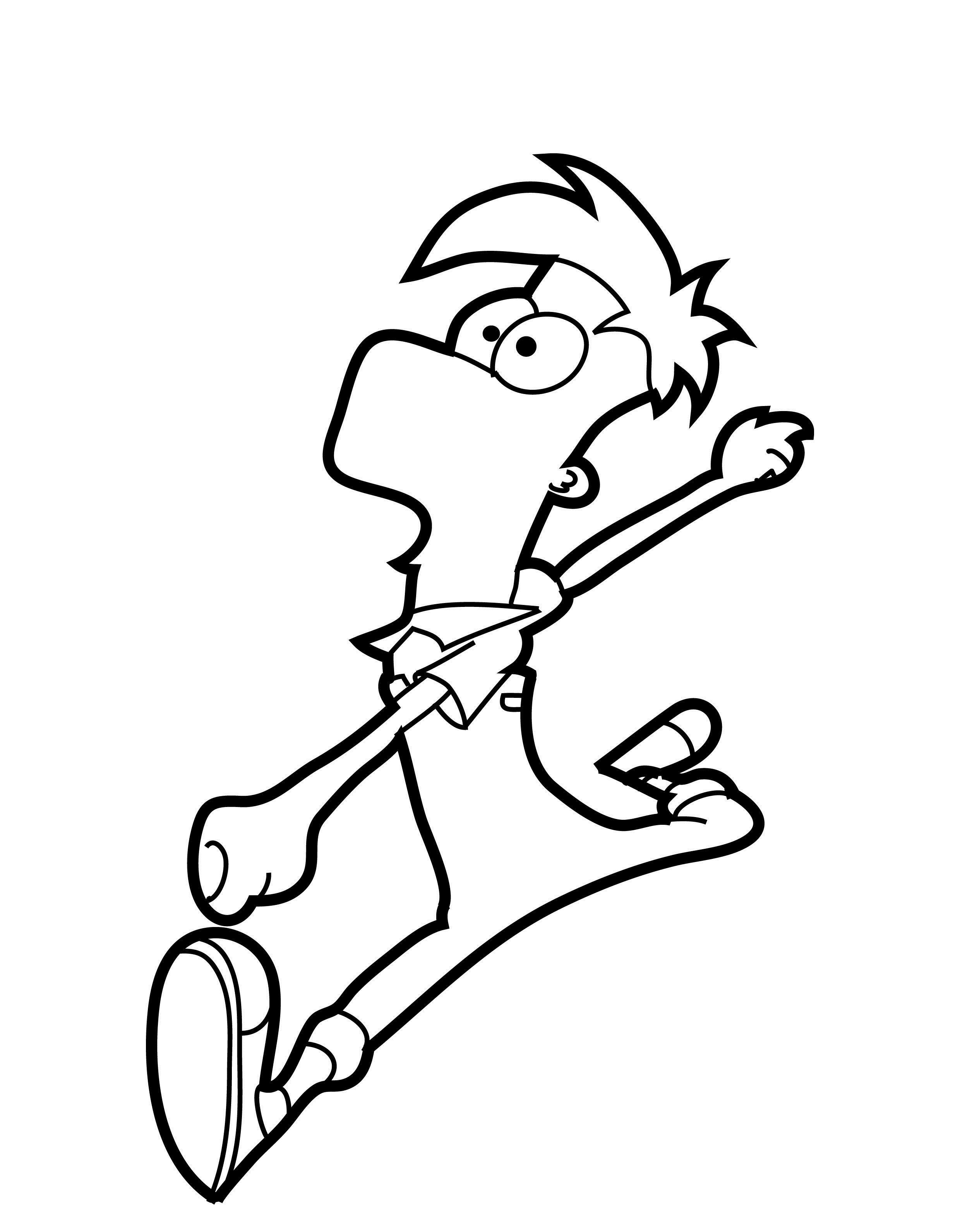 Images Of Coloring Pages
 Free Printable Phineas And Ferb Coloring Pages For Kids