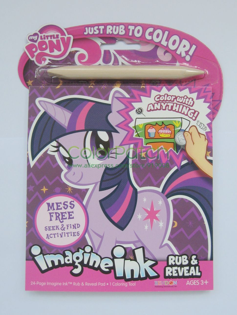 Imagine Ink Coloring Books
 Little Pony Rub and Reveal Book 24 Page Imagine Ink