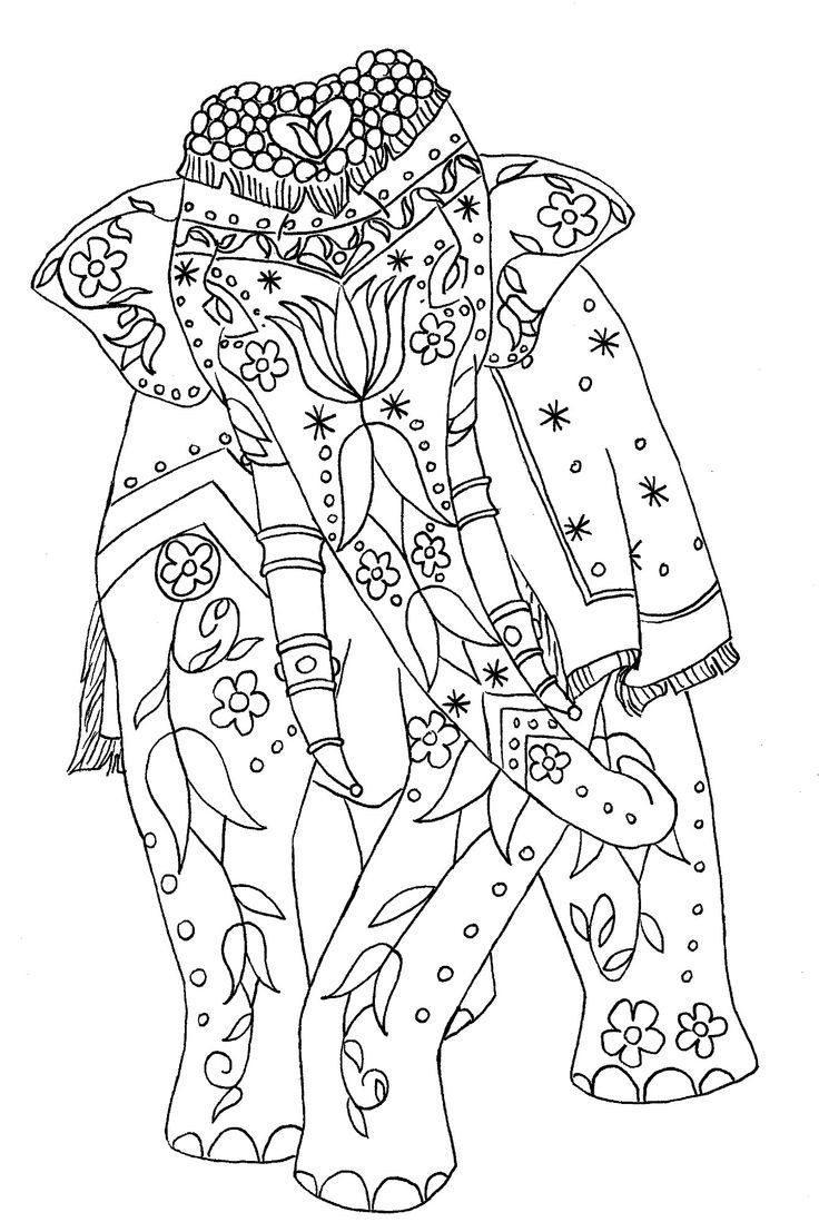 India Coloring Pages
 Indian Elephant Coloring Page Coloring Home
