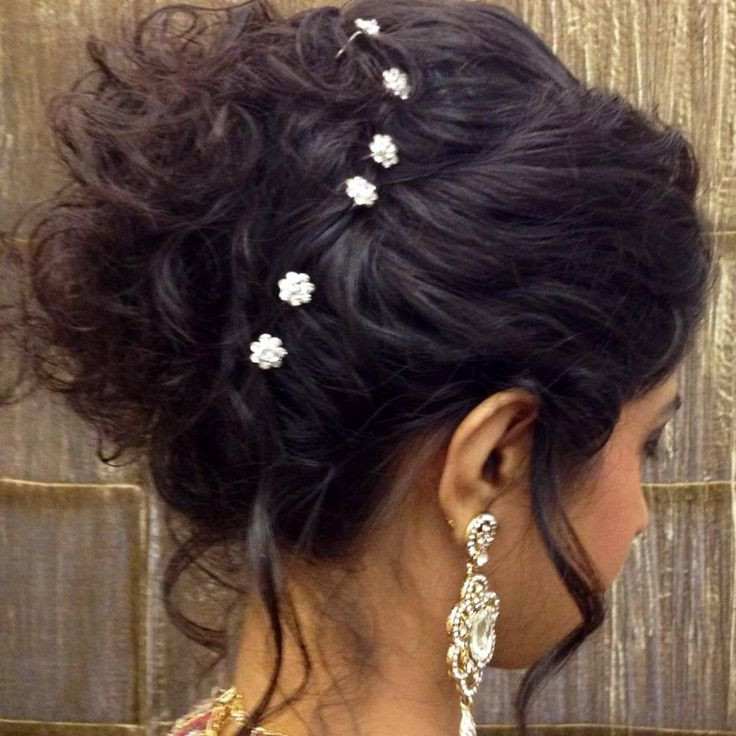 Indian Bun Hairstyles For Long Hair
 1000 images about updo wedding hairstyles on Pinterest