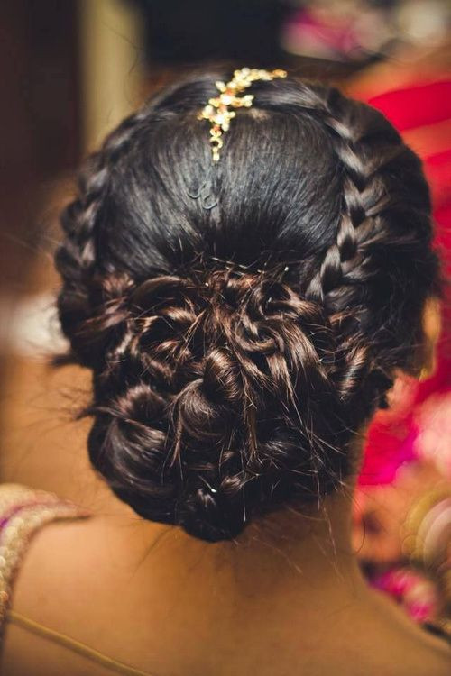 Indian Bun Hairstyles For Long Hair
 Hairstyles For Indian Wedding – 20 Showy Bridal Hairstyles