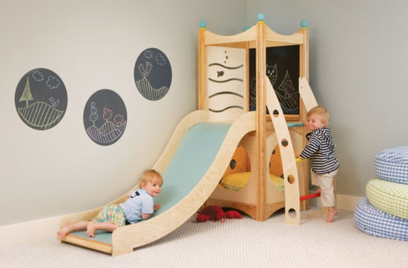 Best ideas about Indoor Baby Slide
. Save or Pin CedarWorks Rhapsody Indoor Playsets And Playhouses Bring Now.