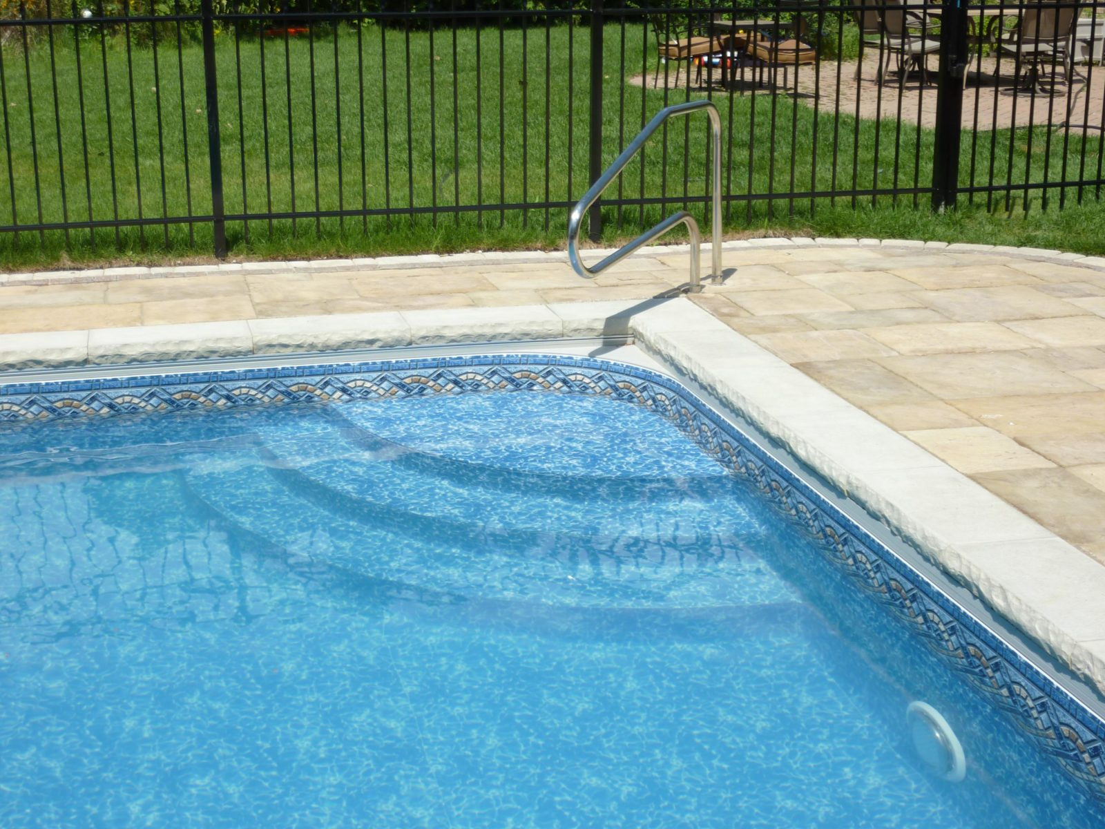 Best ideas about Inground Pool Ladder
. Save or Pin Custom Inground Pool Steps made of Concrete Steel or Polymer Now.