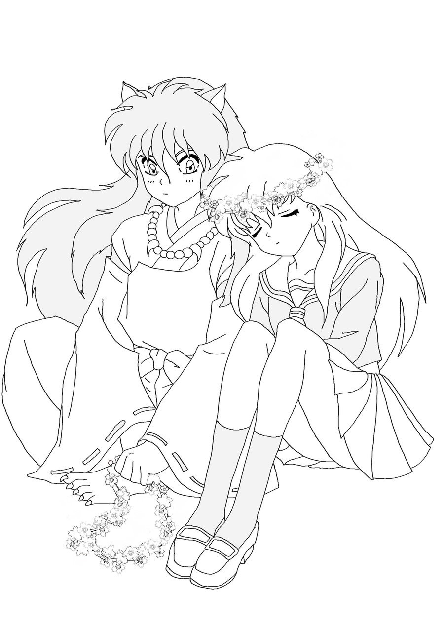 Inuyasha Printable Coloring Pages
 Free Printable Inuyasha Coloring Pages For Kids